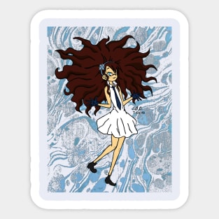 Crazy Locks Sticker